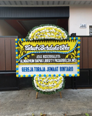 Papan Bunga Duka di Istiqlal