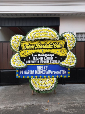 Papan Bunga Duka di Istiqlal