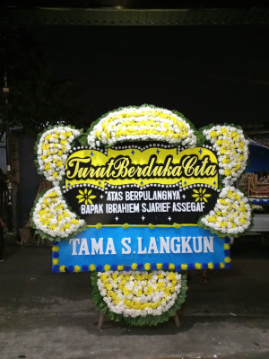 Papan Bunga Duka di Istiqlal